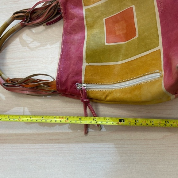 Astore smaller leather colourful bag excellent used condition - Picture 11 of 14